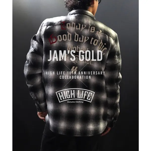 HL-03] 【JAM'S GOLD×HIGH LIFE】 オンブレーシャツジャケット