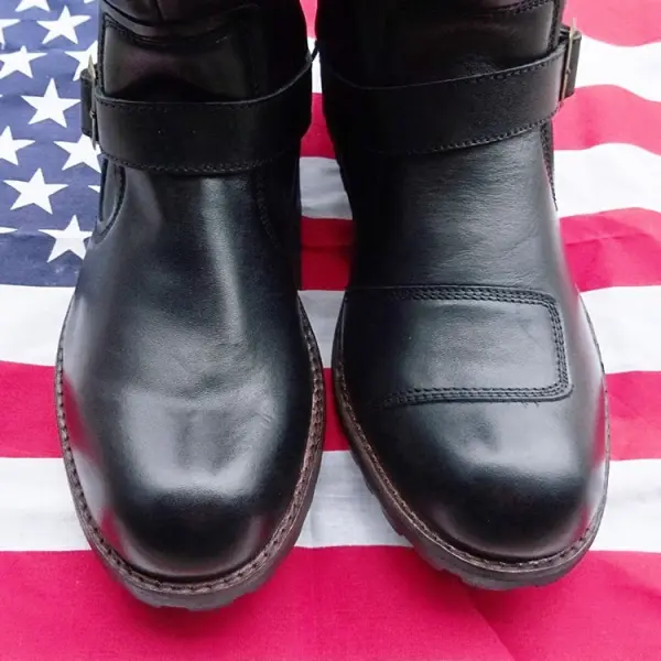 ♪Indian インディアン OIM-022 ソフトカウレザー ジップアップ エンジニアブーツ 黒 28cm ☆送料無料☆ インディアン レザー エンジニアブーツ AEGIS