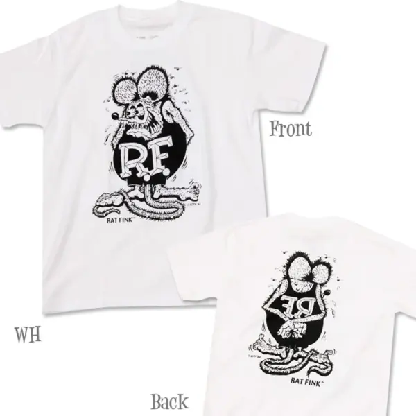 90年代後期Rat Fink ピンストライプTシャツ Mサイズ レア品 RAT FINK ラットフィンク Tシャツ 1955 CHEVY Lサイズ | ITUKL