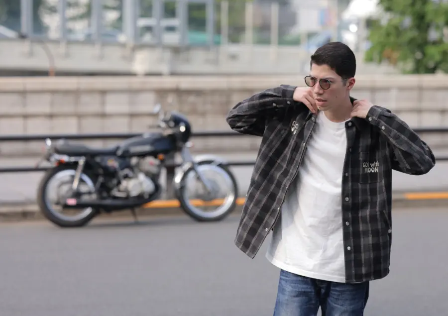 レーシングジャケット NAPA OREO 紺 黄 HASE オレオ レーシングジャケット